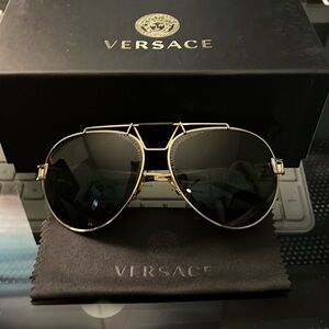 Versace aviator sunglasses